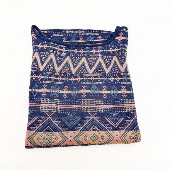 Peruvian Connection Guatemalan Huipil Folkloric Short Sleeve Top Size L MINT - Picture 1 of 7